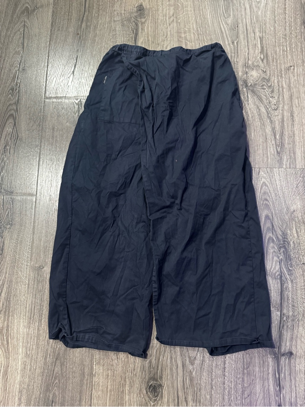 Sou Sou Kyoto Japanese casual ballon pants Black Elastic-Waist small wrap - Picture 3 of 8